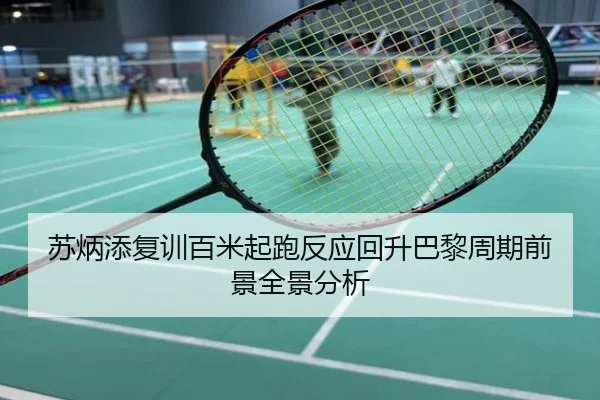 苏炳添复训百米起跑反应回升巴黎周期前景全景分析